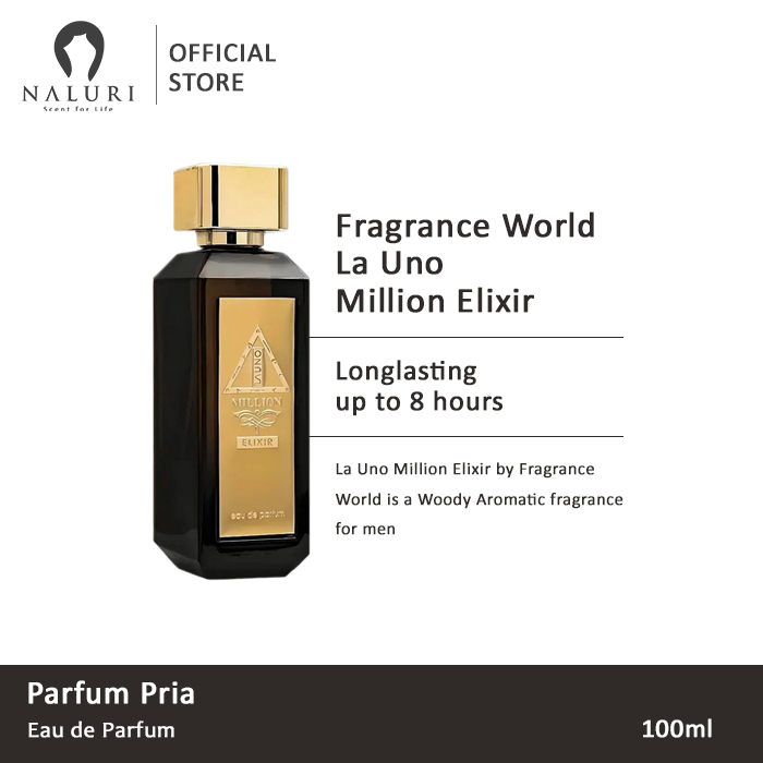 Jual Parfum Original Fragrance World La Uno Million Elixir For Men EDP