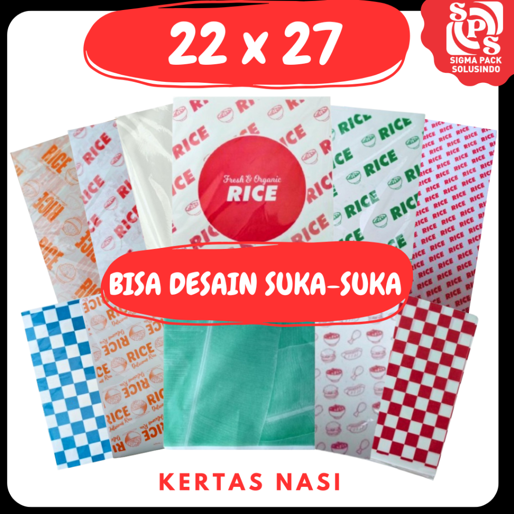 Jual Kertas Nasi Foodgrade X Lembar Kfc Paper Wrap Kertas