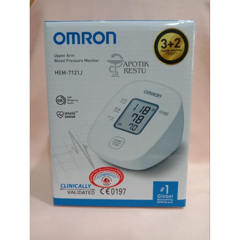 Jual Omron Blood Pressure Monitor Hem J Tensimeter Digital Shopee