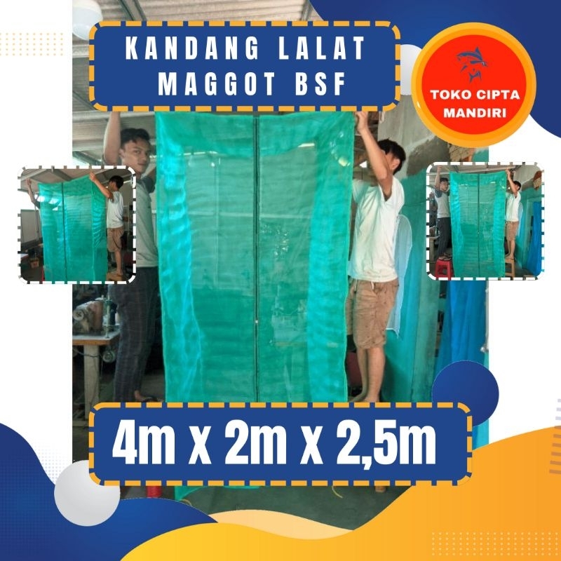 Jual Kandang Lalat Bsf 4x2x2 5 Kasa Hijau Kandang Lalat Bsf Shopee