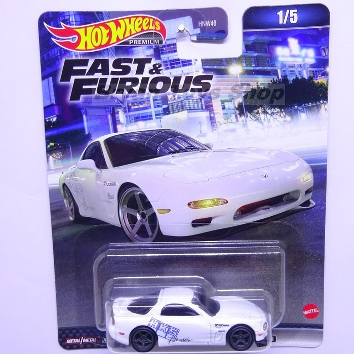 Jual Hot Wheels Fast Furious Mazda RX 7 FD HKS Putih Shopee Indonesia