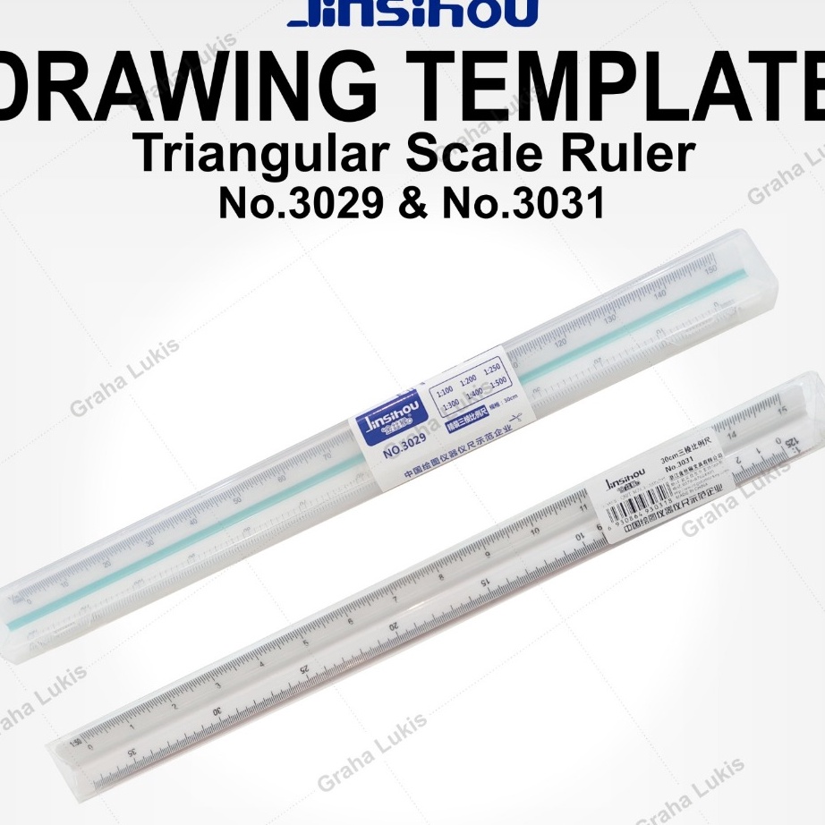 Jual Fg Jinsihou Scale Ruler Cm No No Penggaris Skala Segita