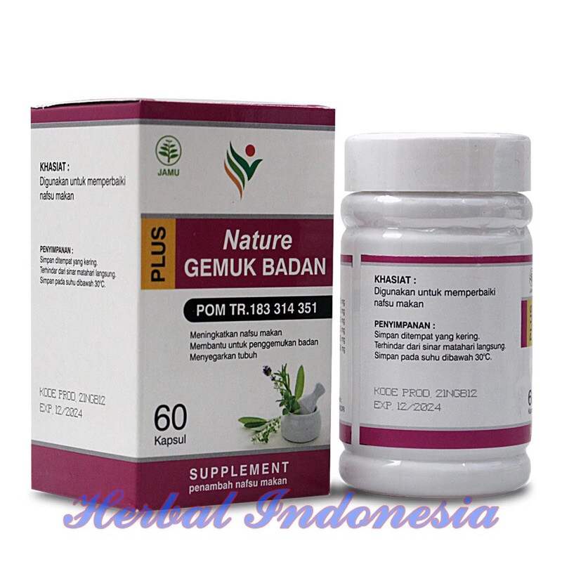 Jual Kapsul Gemuk Badan Nature Isi Penggemuk Badan Shopee Indonesia