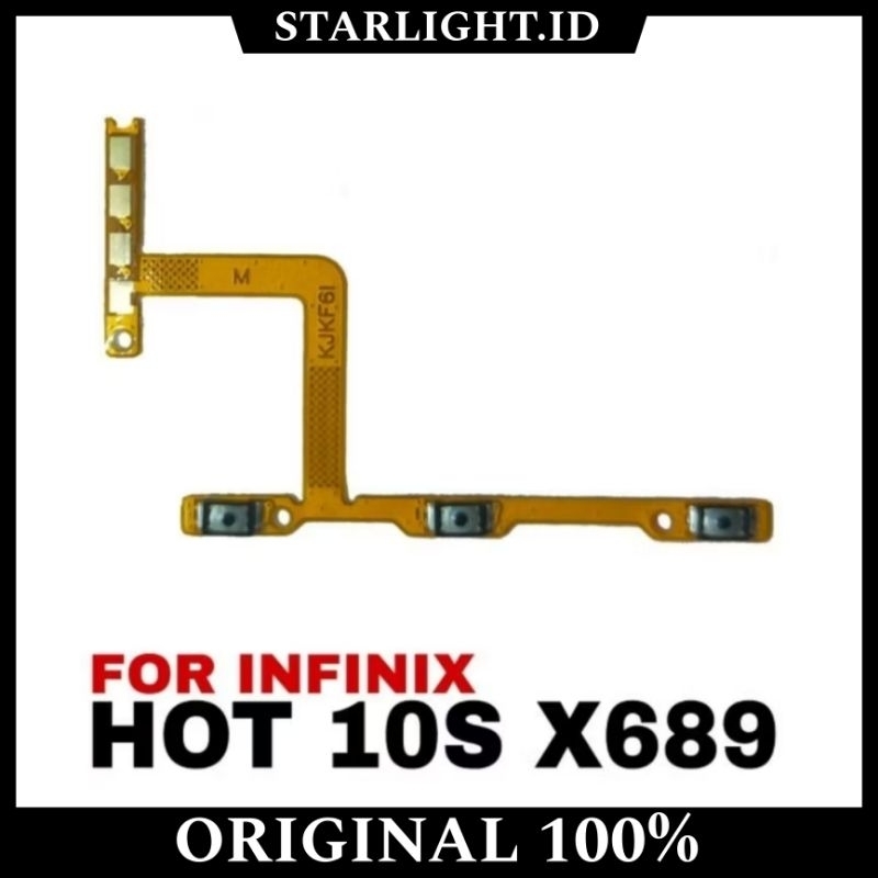 Jual FLEXIBLE FLEKSIBEL POWER ON OFF VOLUME INFINIX HOT 10S X689