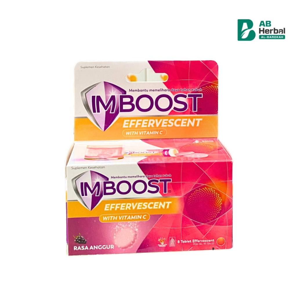 Jual Imboost Effervescent Rasa Anggur With Vitamin C 1 Tube Isi 8