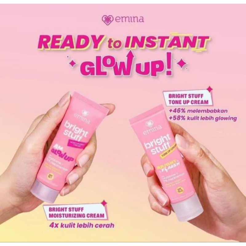 Jual Emina Bright Stuff Moisturizing Cream Ml Pelembab Wajah