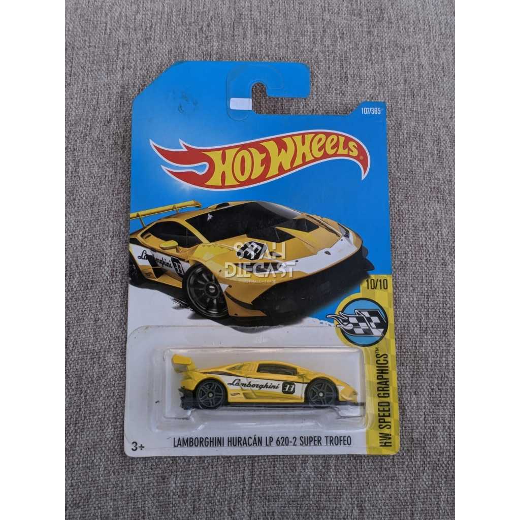 Jual Hot Wheels Lamborghini Huracan LP 620 2 Super Trofeo Kuning Shopee Indonesia