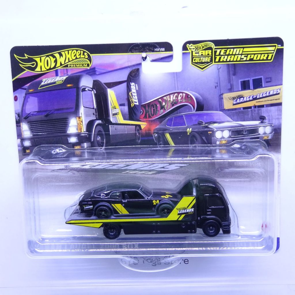 Jual Hot Wheels Premium Team Transport Nissan Laurel 2000 SGX Aero Lift