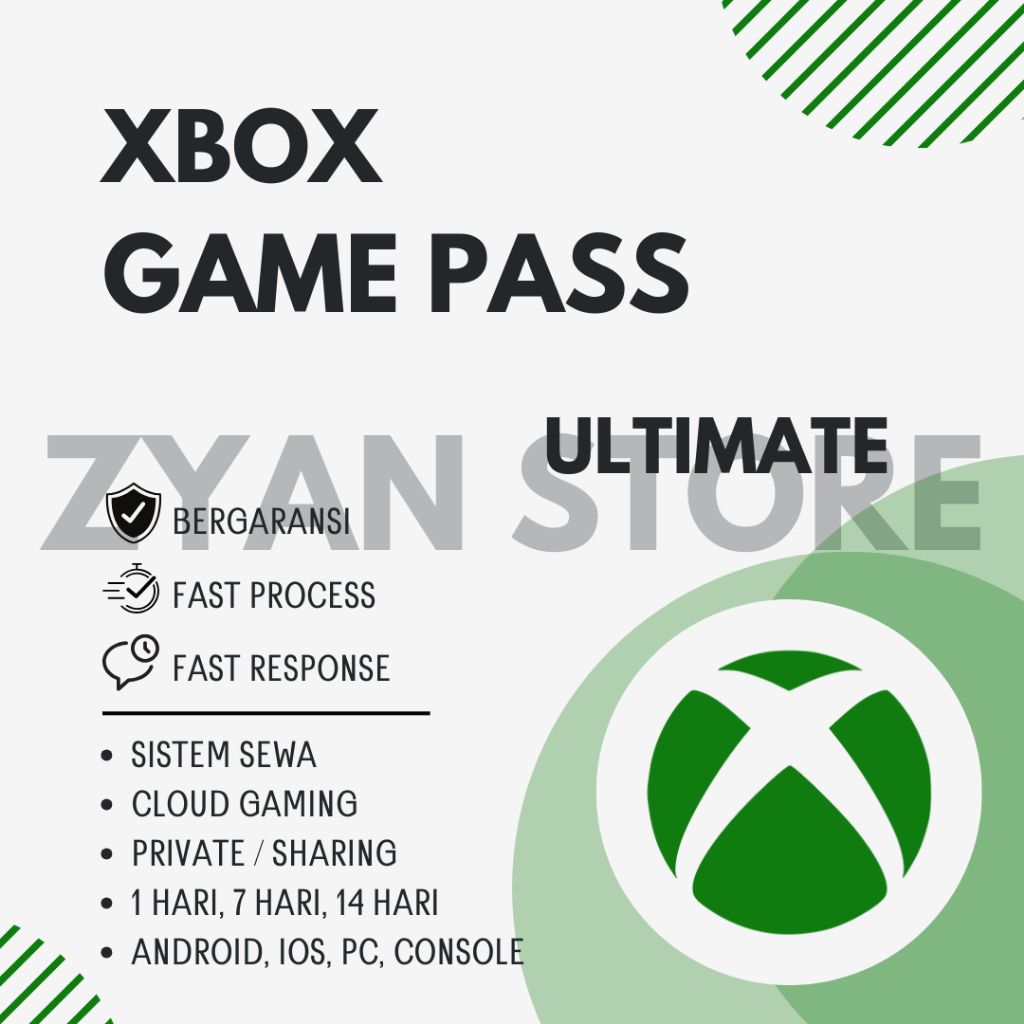 Jual Xbox Gamepass Ultimate Private Shopee Indonesia