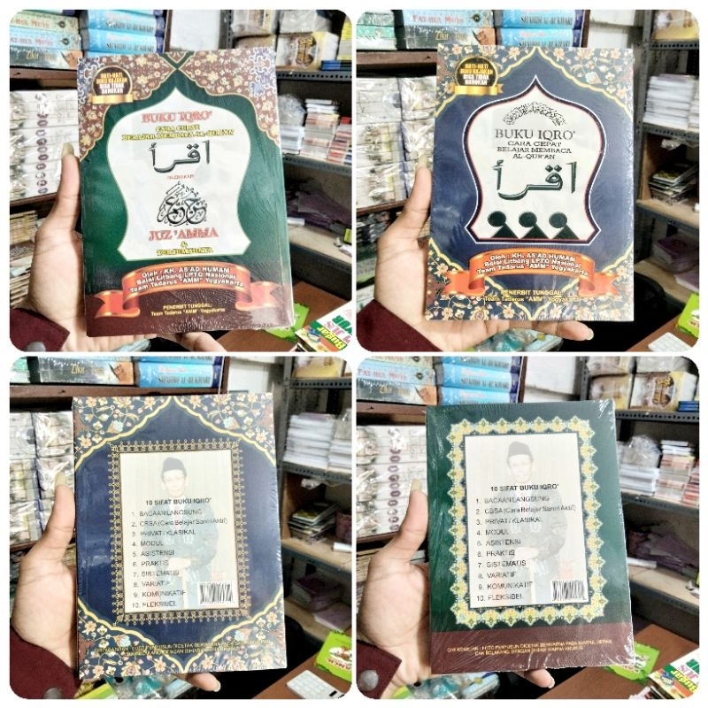 Jual Buku Iqro Bendel Dan Iqro Juz Amma Hvs Ukuran Besar Original