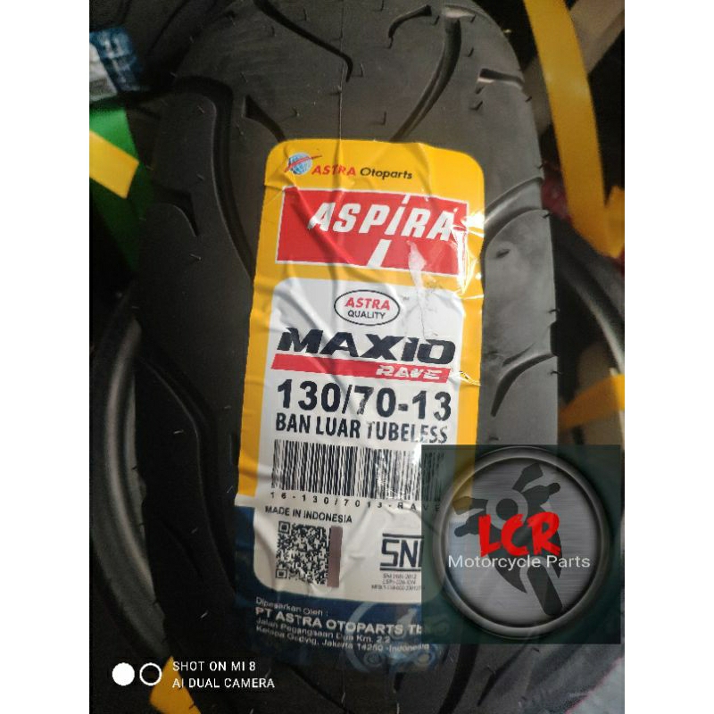 Jual Ban Luar Tubeless Maxio Ban Belakang