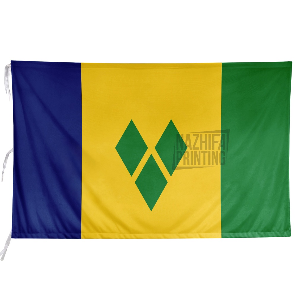 Jual Nazhifa Printing Bendera Saint Vincent Dan Grenadines Flag