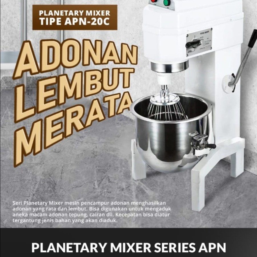 Jual Getra Planetary Mixer L Apn C Apn C Mixer Liter