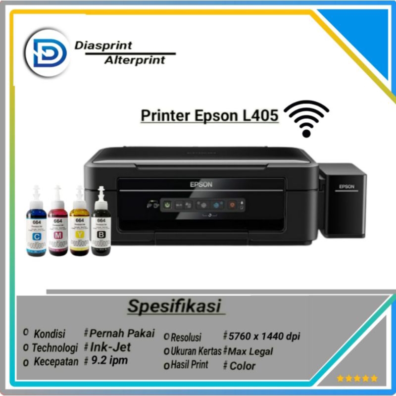 Jual Epson L405 Wi Fi All In One Shopee Indonesia