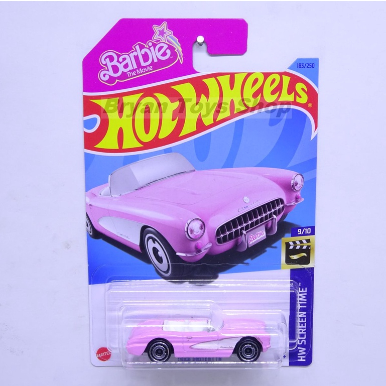 Jual Hot Wheels Barbie 1956 Corvette Pink Shopee Indonesia