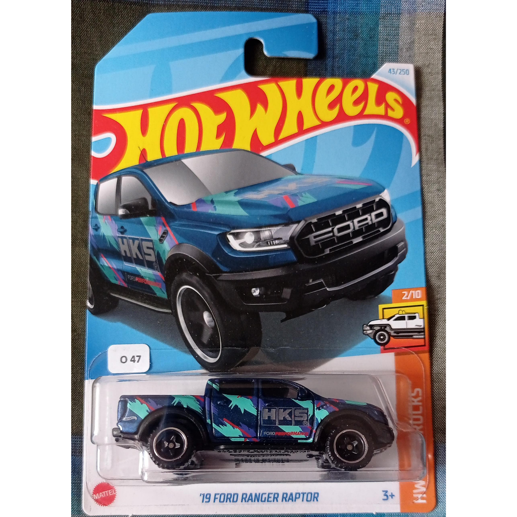 Jual 19 Ford Ranger Raptor Blue HW Hot Trucks HKS Shopee Indonesia