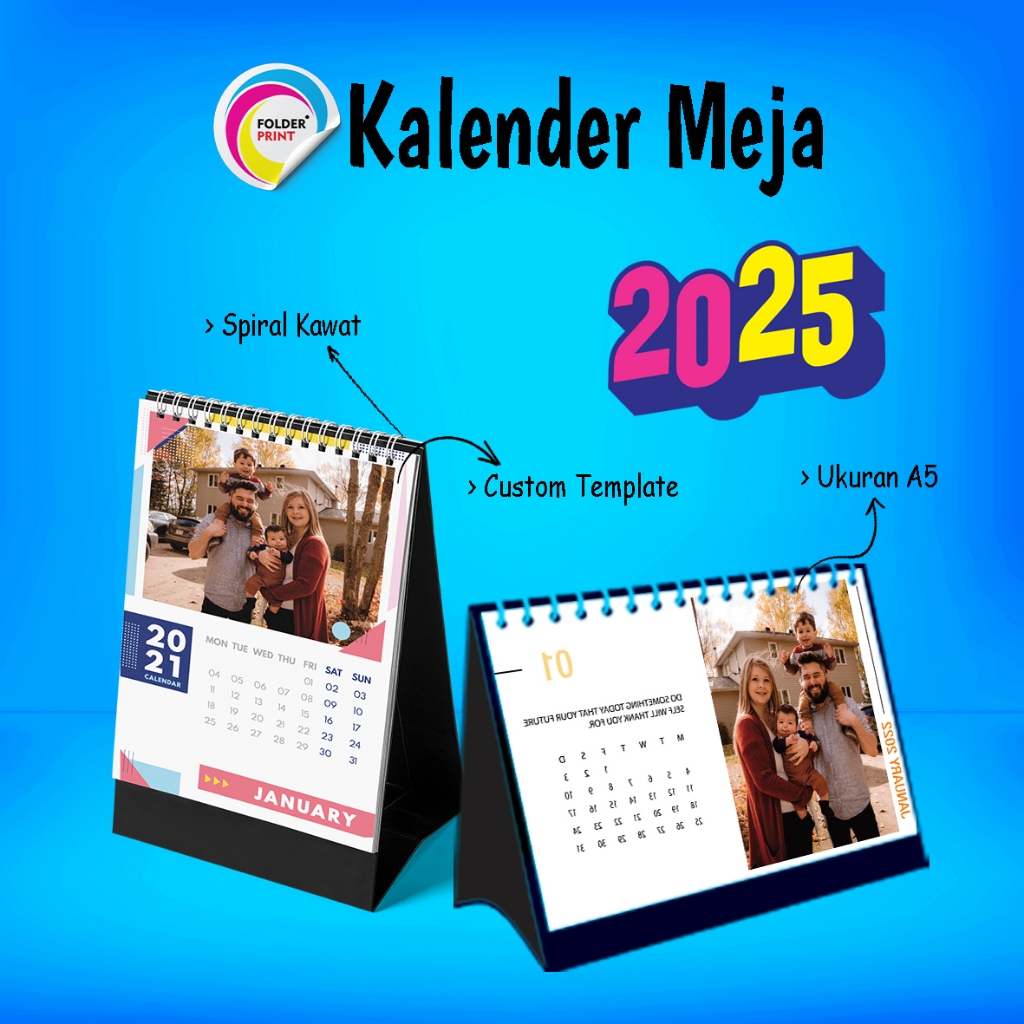 Jual Kalender Meja Duduk Custom Foto Sendiri Shopee Indonesia