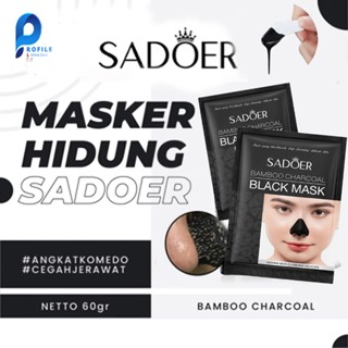 Jual Sadoer Black Head Removal Mask Masker Wajah Arang Hitam