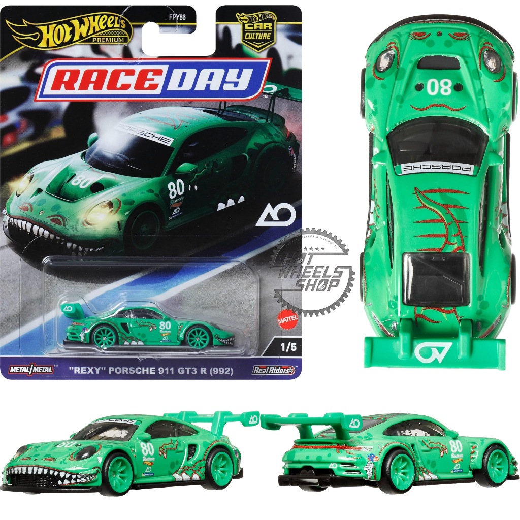 Jual HOT WHEELS REXY PORSCHE GT R RACE DAY PREMIUM Shopee