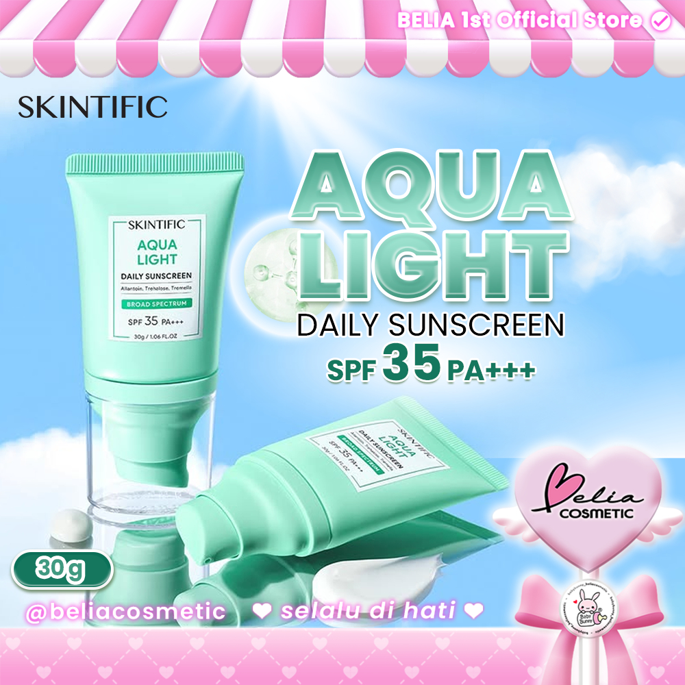 Jual Belia Skintific Aqua Light Daily Sunscreen Spf Pa G Sun