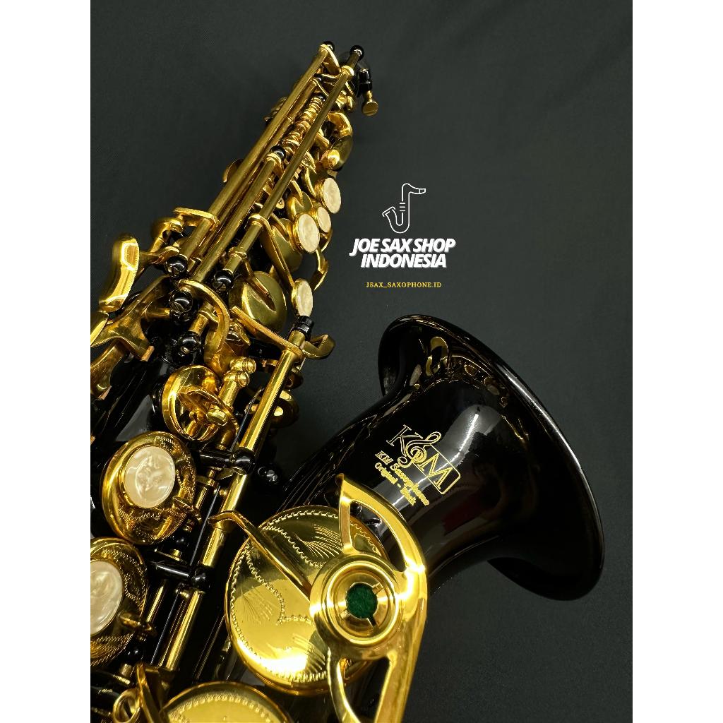 Jual Curved Soprano Baby Saxophone Km Black Gold Shopee Indonesia