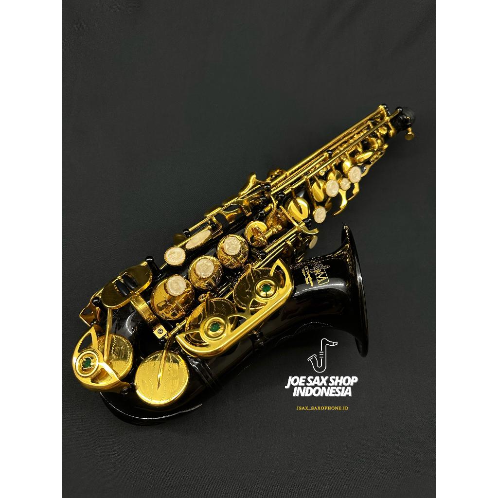 Jual Curved Soprano Baby Saxophone KM Black Gold Shopee Indonesia