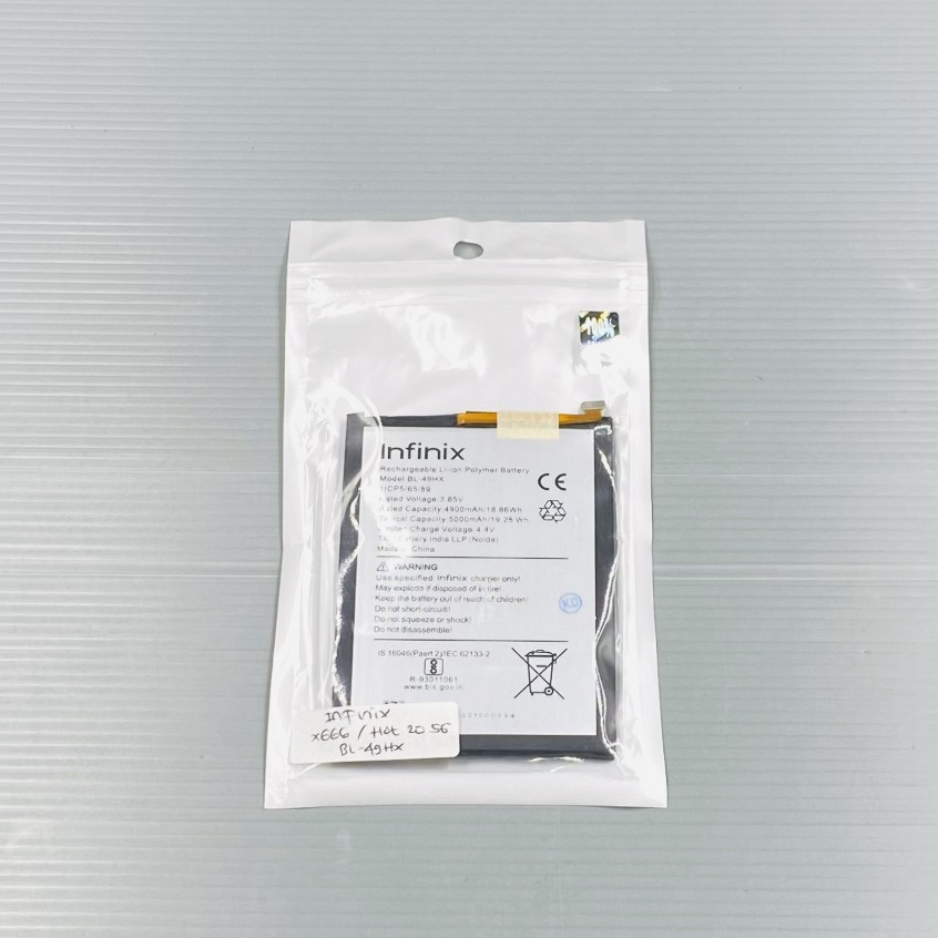 Jual Baterai Infinix X666 Hot 20 5G Batre Infinix Hot 20 5G Baterai