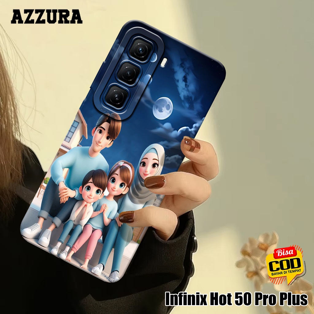 Jual AZZURA Case Infinix Hot Pro Plus G Fashion Case