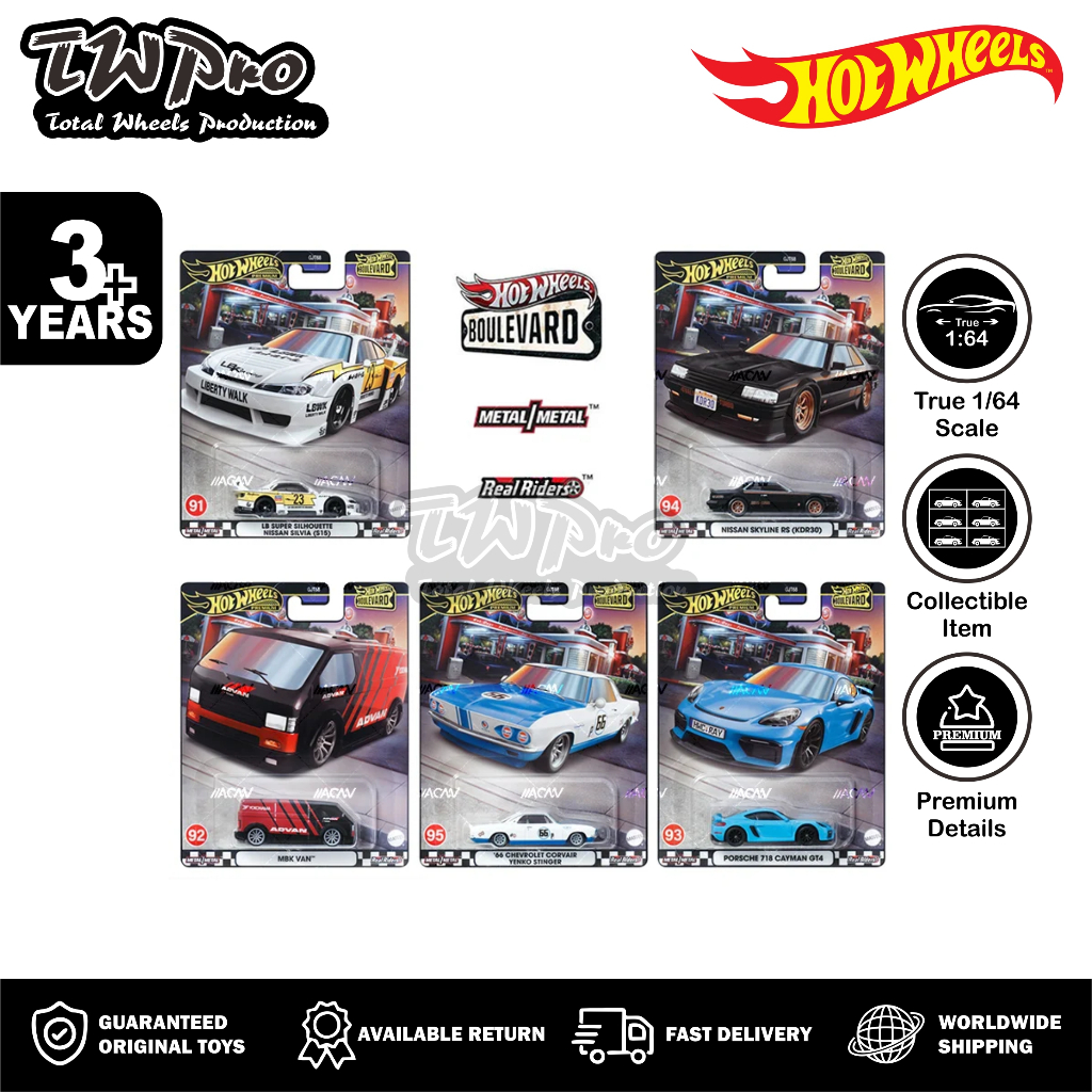 Jual Hot Wheels Boulevard 2024 Dash U LB Super Silhouette Nissan