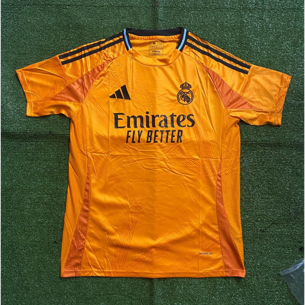 Jual Jersey Bola Grade Ori Real Madrid Away Oren 2024 2025 New Season