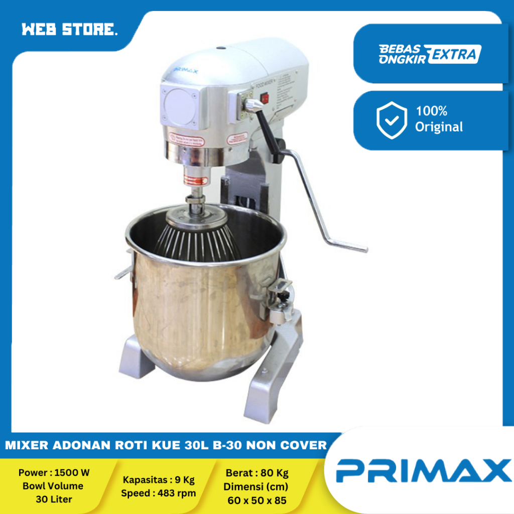 Jual Planetary Mixer Liter Mesin Pengaduk Adonan Roti Kue Liter