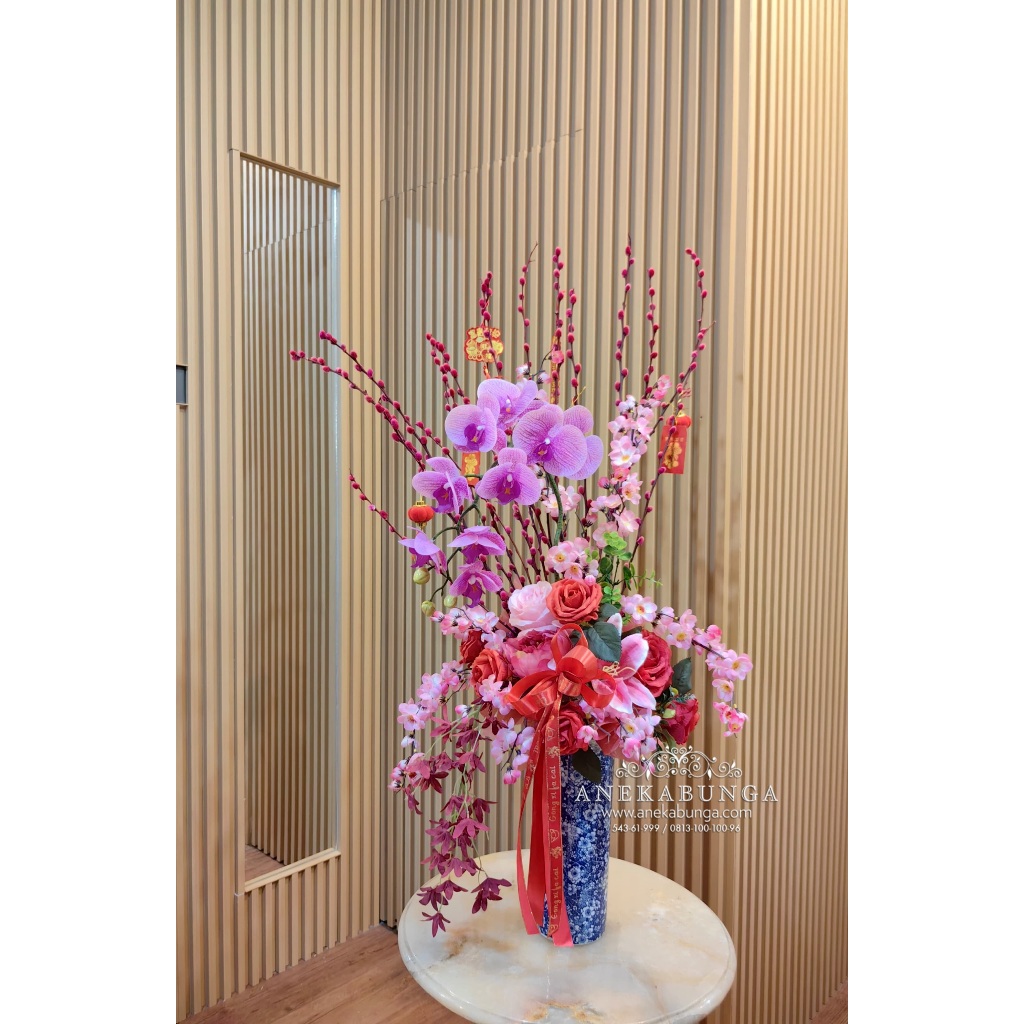 Jual Pot Imlek Pussy Willow Tahun Baru Cina Chinese New Year Bunga
