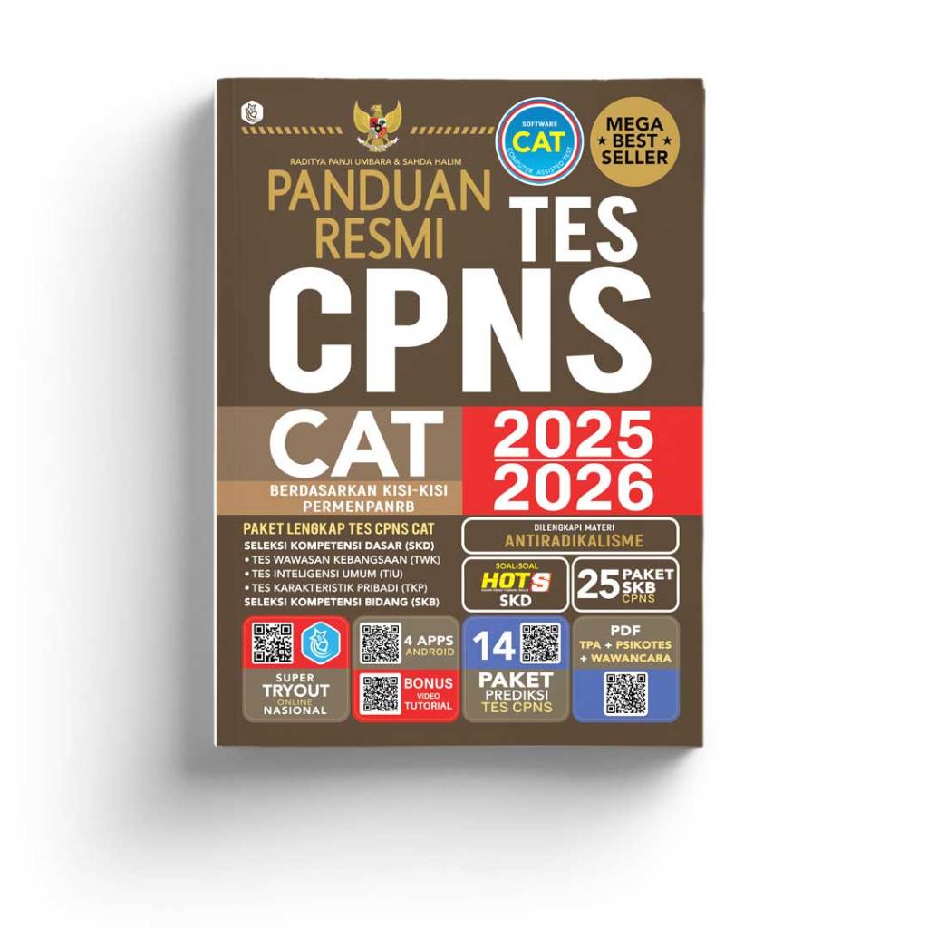 Jual Buku Panduan Resmi Tes CPNS Tahun 2025 2026 Bintang Wahyu