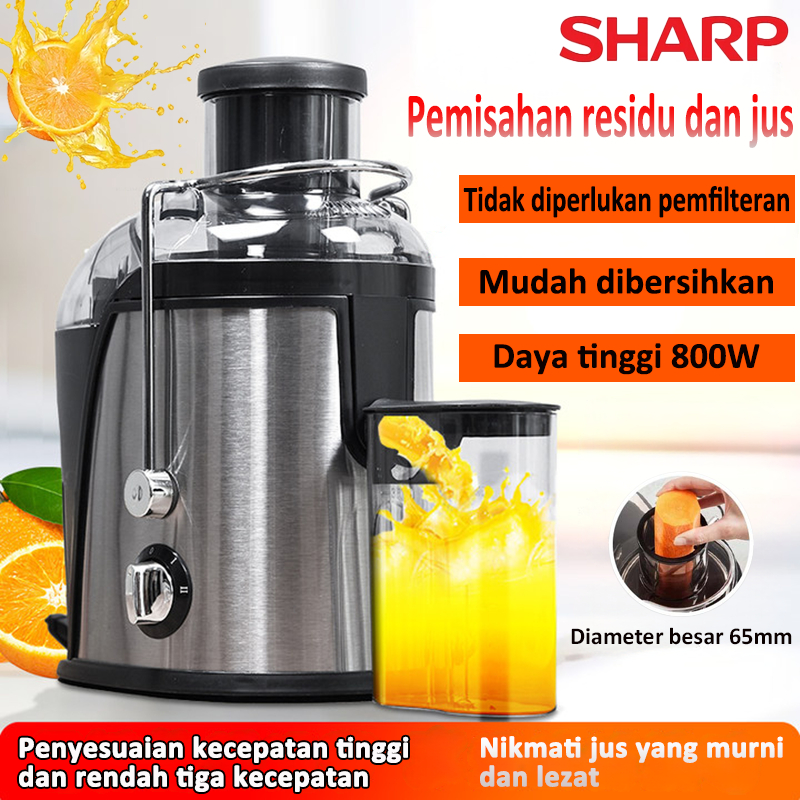 Jual Sharp Slow Juicer Multifungsi Pembuat Jus Portabel Fresh Fruit