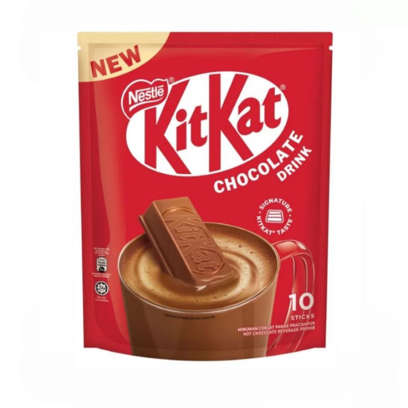 Jual KITKAT Hot Chocolate Drink Malaysia 10 Sachet Shopee Indonesia