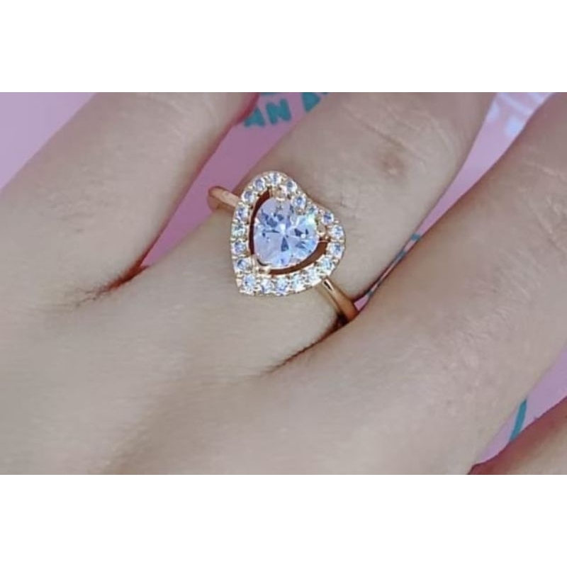 Jual VIRAL CINCIN WANITA DEWASA MOTIF LOVE PERTAMA TITANIUM ANTI LUNTUR