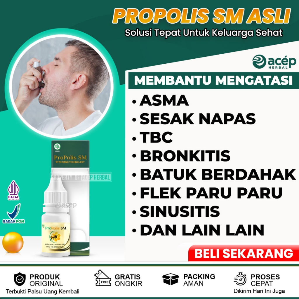 Jual Obat Asma Sesak Napas Sesek Nafas TBC Bronkitis Batuk Berdahak