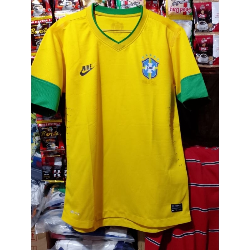 Jual Jersey Retro Timnas Brazil Home 2012 Shopee Indonesia