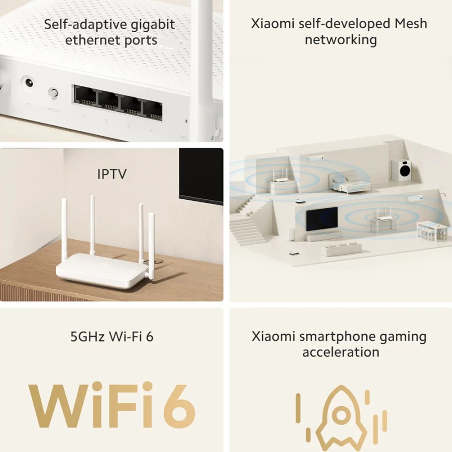 Jual Xiaomi Router Ax Wifi Extender Repeater Mbps Ghz Mesh