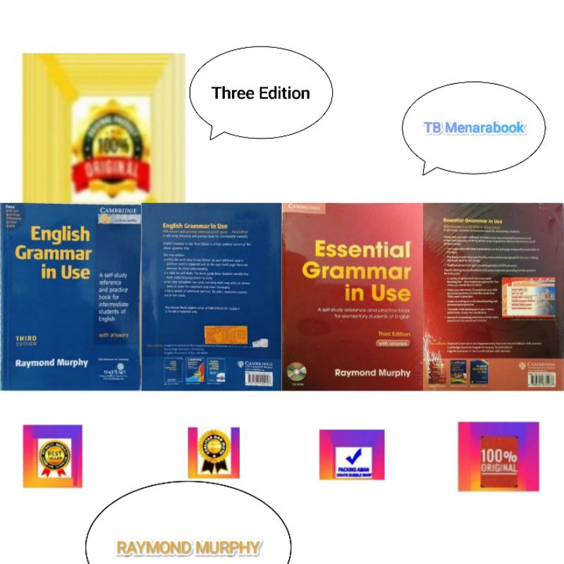 Jual Essential Grammar English Grammar In Use Third Edition Raymond