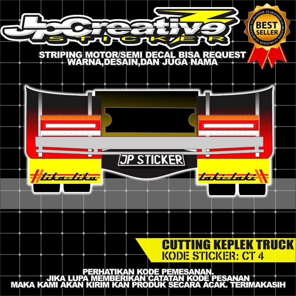 Jual Stiker Karpet Lumpur Eblek Truk Lika Liku Laki Laki Bisa Custom