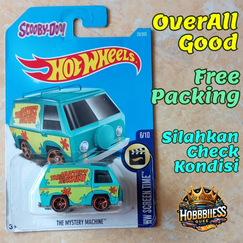 Jual Hot Wheels The Mystery Machine Scooby Doo 2017 HW Screen Time