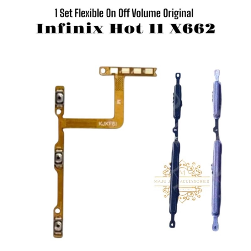Jual Flexible Tombol Luar On Off Volume Infinix Hot Satu Set