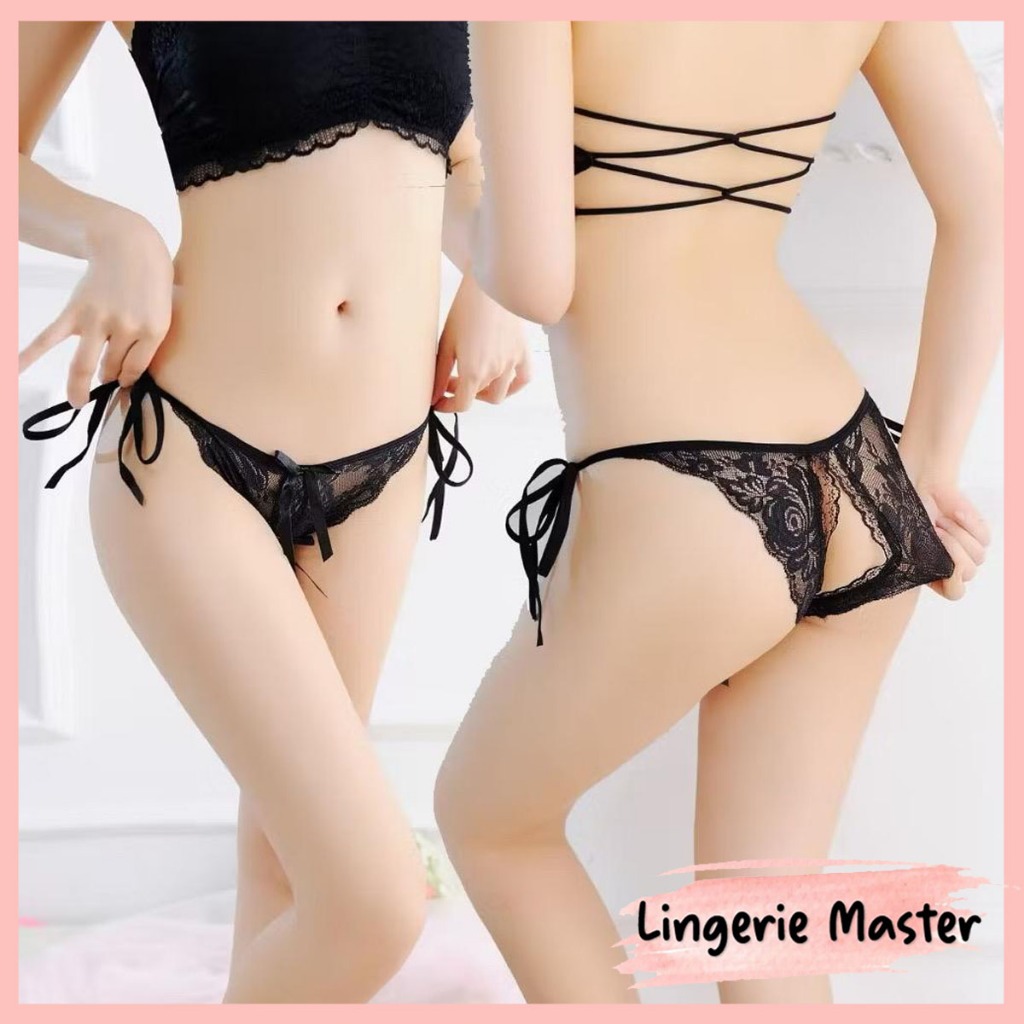 Jual LINGERIE MASTER C 92 G String Wanita Sexy Transparan Renda