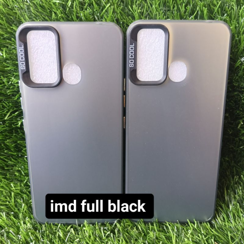 Jual SOFTCASE CASING IMD HOLOGRAM FULL BLACK INFINIX HOT PLAY HOT