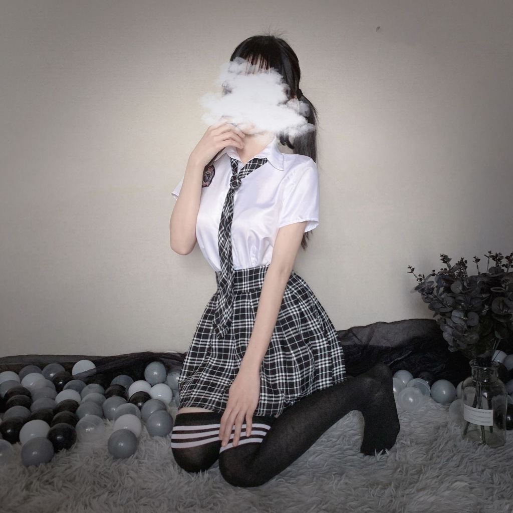 Jual COD Sexy Lingerie Jepang Anime Cosplay Pembantu Pelaut Seragam