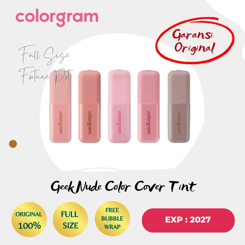 Jual Ready COLORGRAM Geek Nude Color Cover Tint G Colors