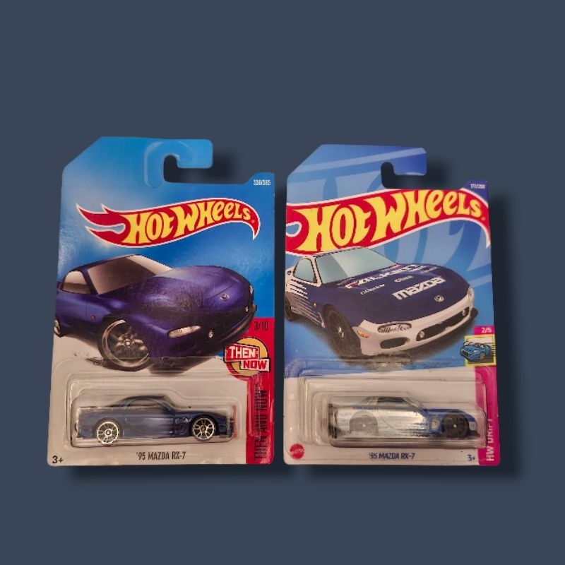 Jual Hot Wheels Mazda RX Falken Series Mazda RX Biru