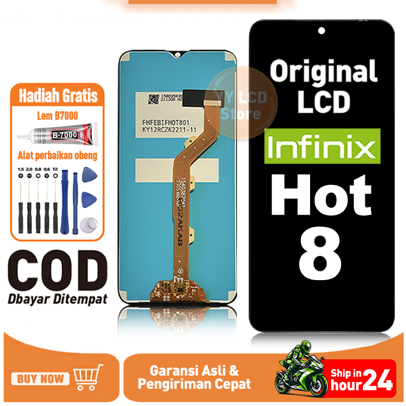 Jual ORIGINALLCD FOR Infinix HOT COD TOUCHSCREEN Fullset Crown