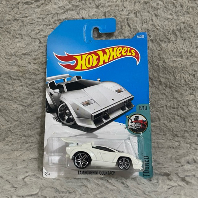 Jual Hot Wheels Lamborghini Countach Putih Tooned Shopee Indonesia